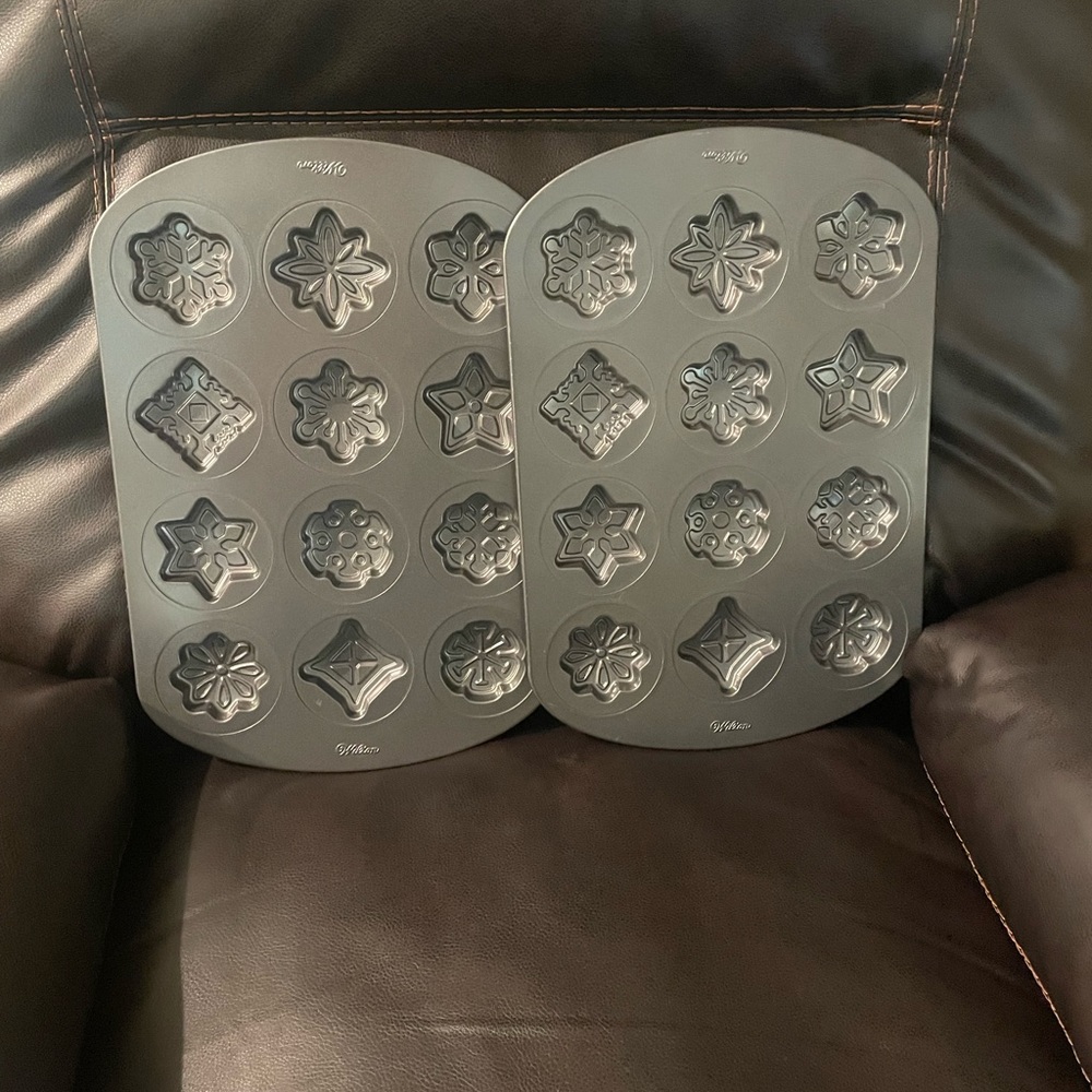 2. Wilton 12 slot snowflake cookie sheets.  Rarely used